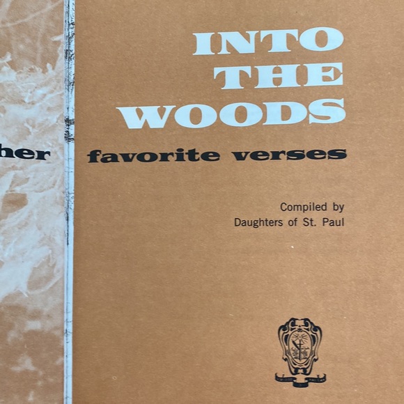 Into The Woods HC Book of Prayers Inspiration Verses 1973 Mint - Picture 3 of 10